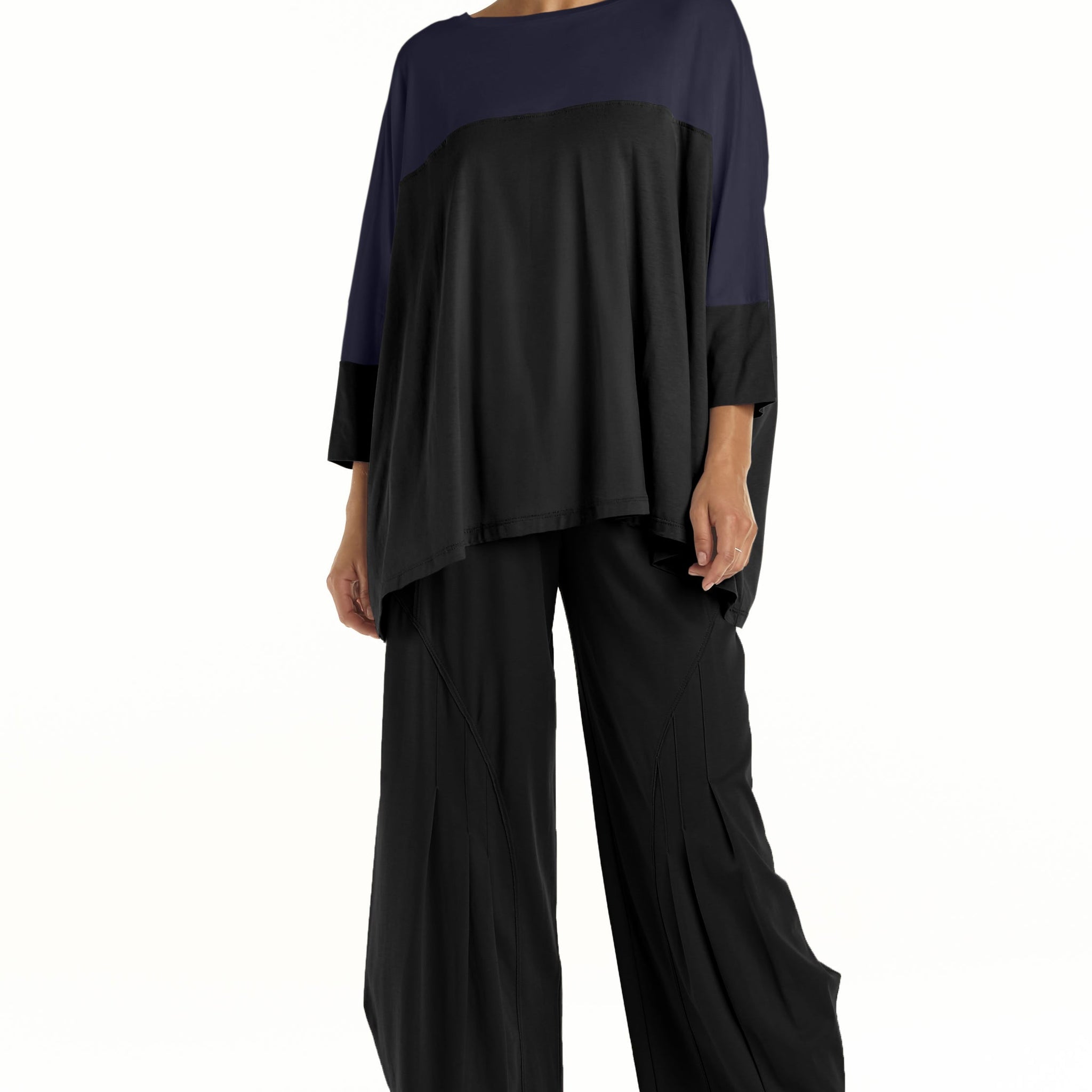 Pima Cotton Half & Half Tee