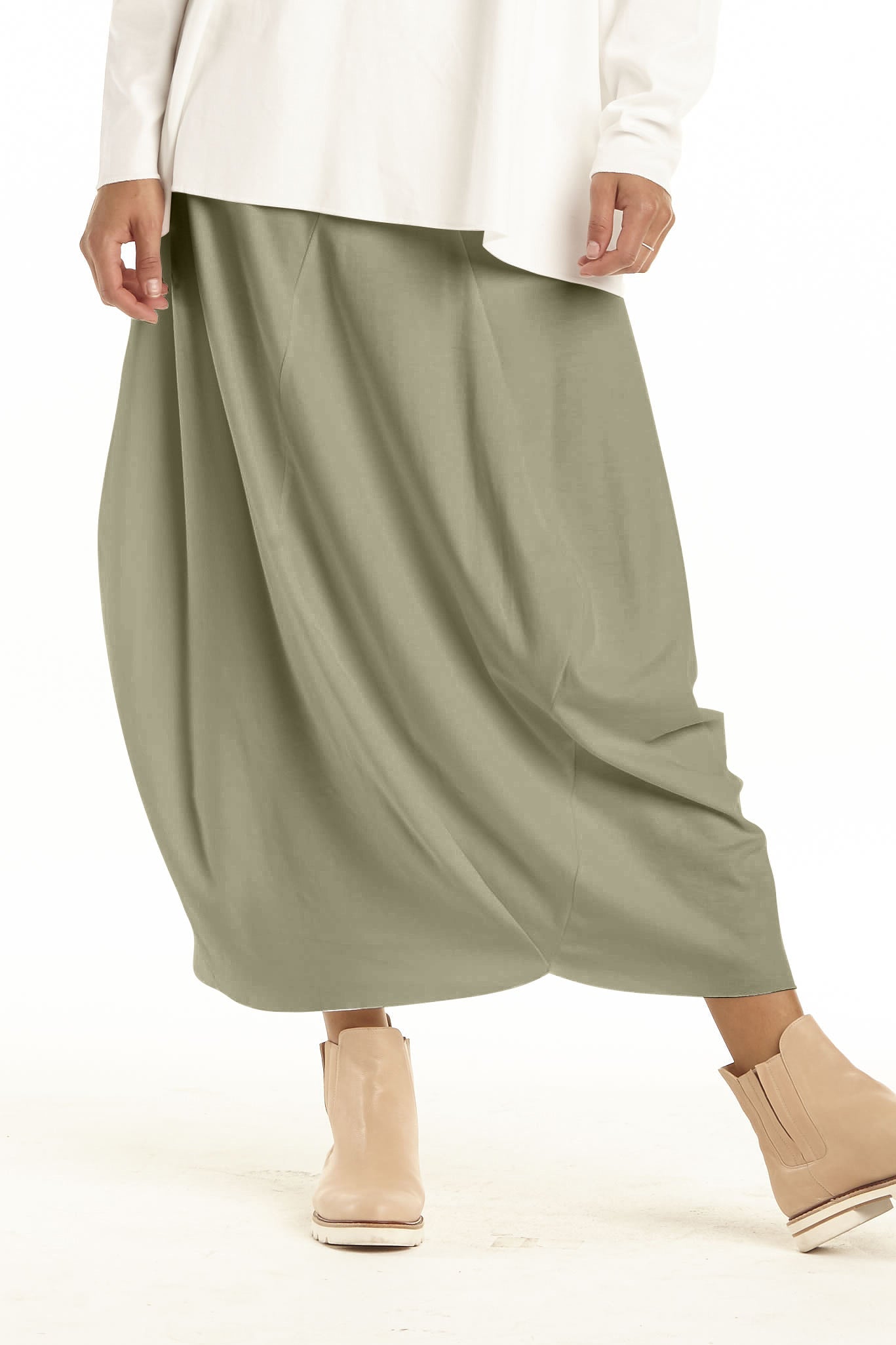 Pima Cotton Balloon Skirt