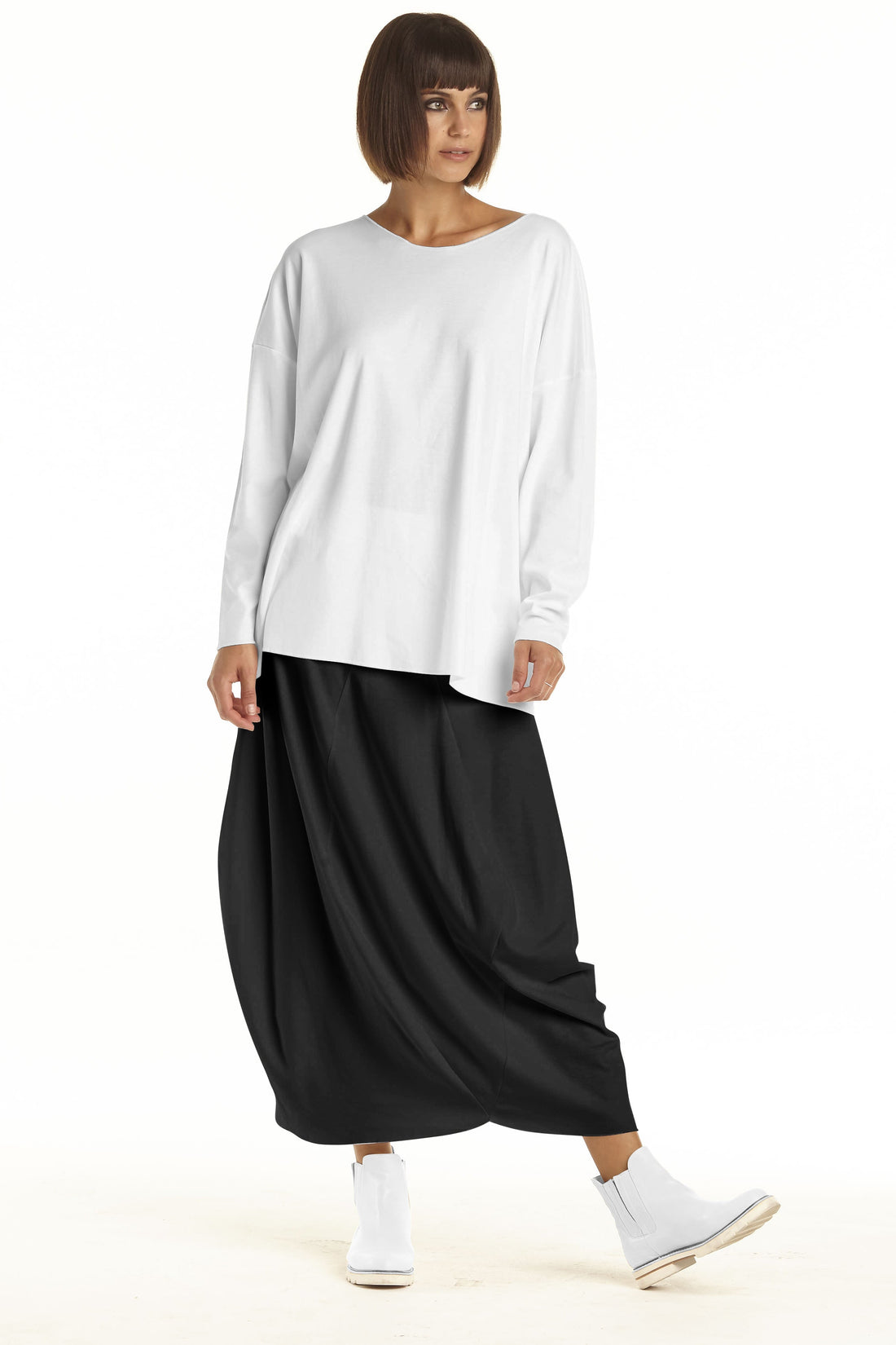 Pima Cotton Balloon Skirt
