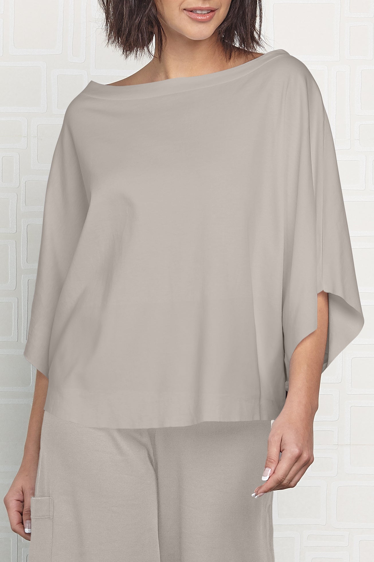 Pima Cotton Luxury Bateau Tee