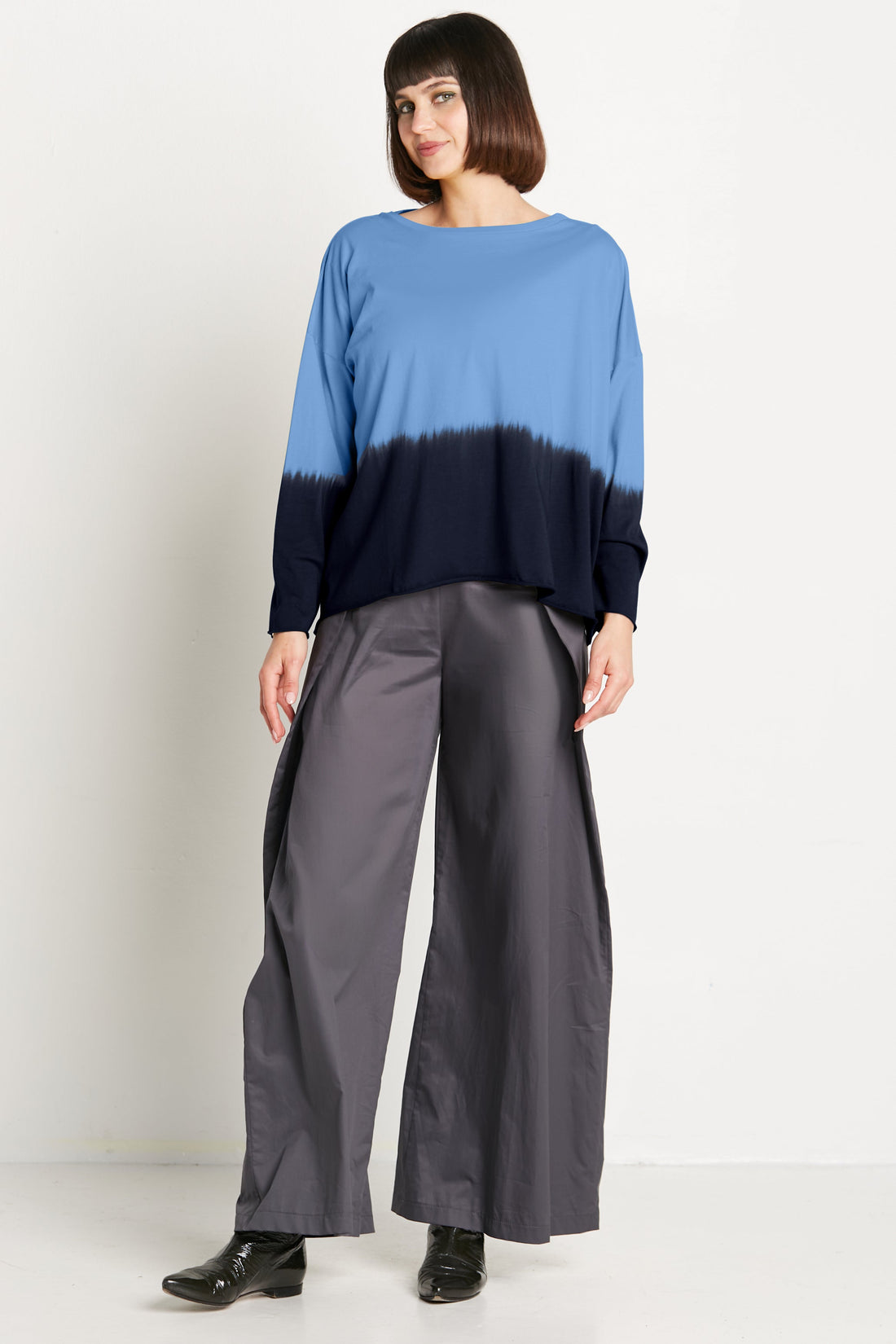 Pima Cotton Dip Dyed Luxury Boxy T