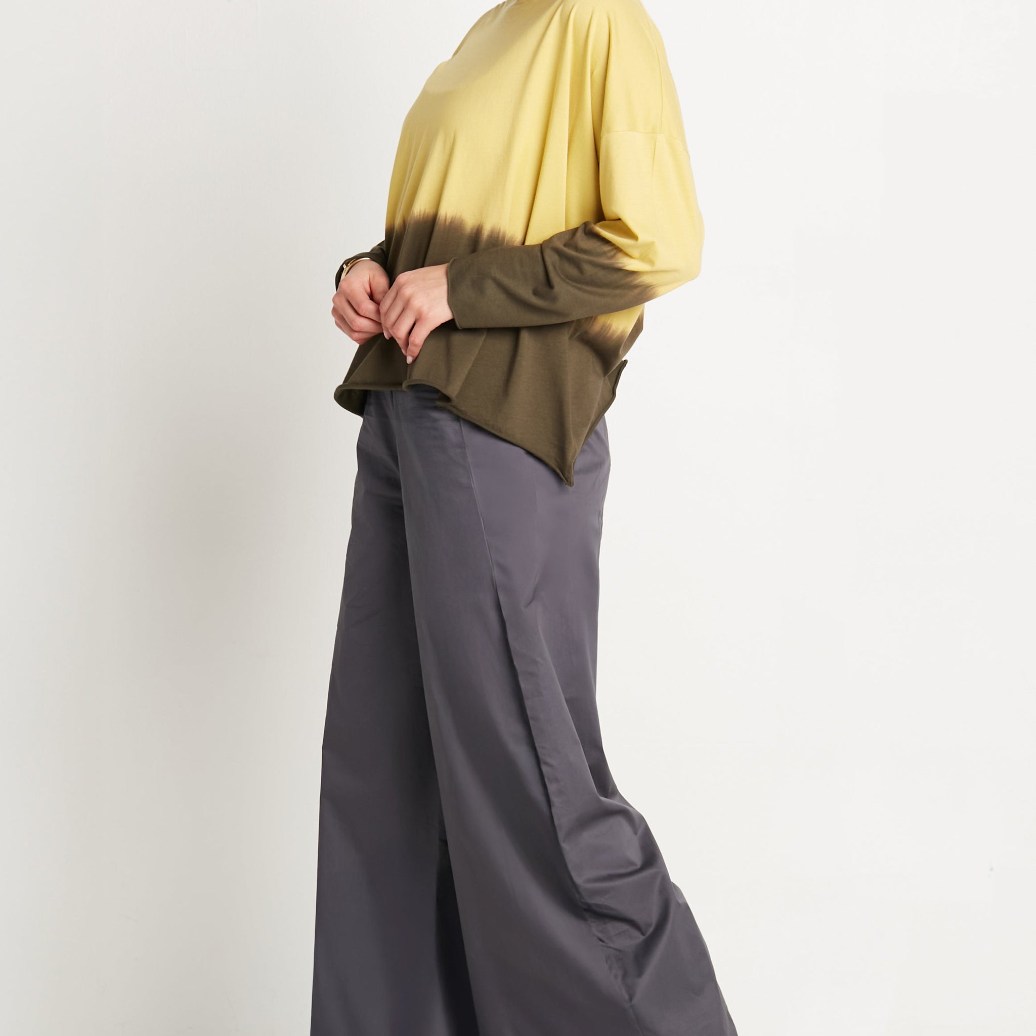 Pima Cotton Dip Dyed Luxury Boxy T