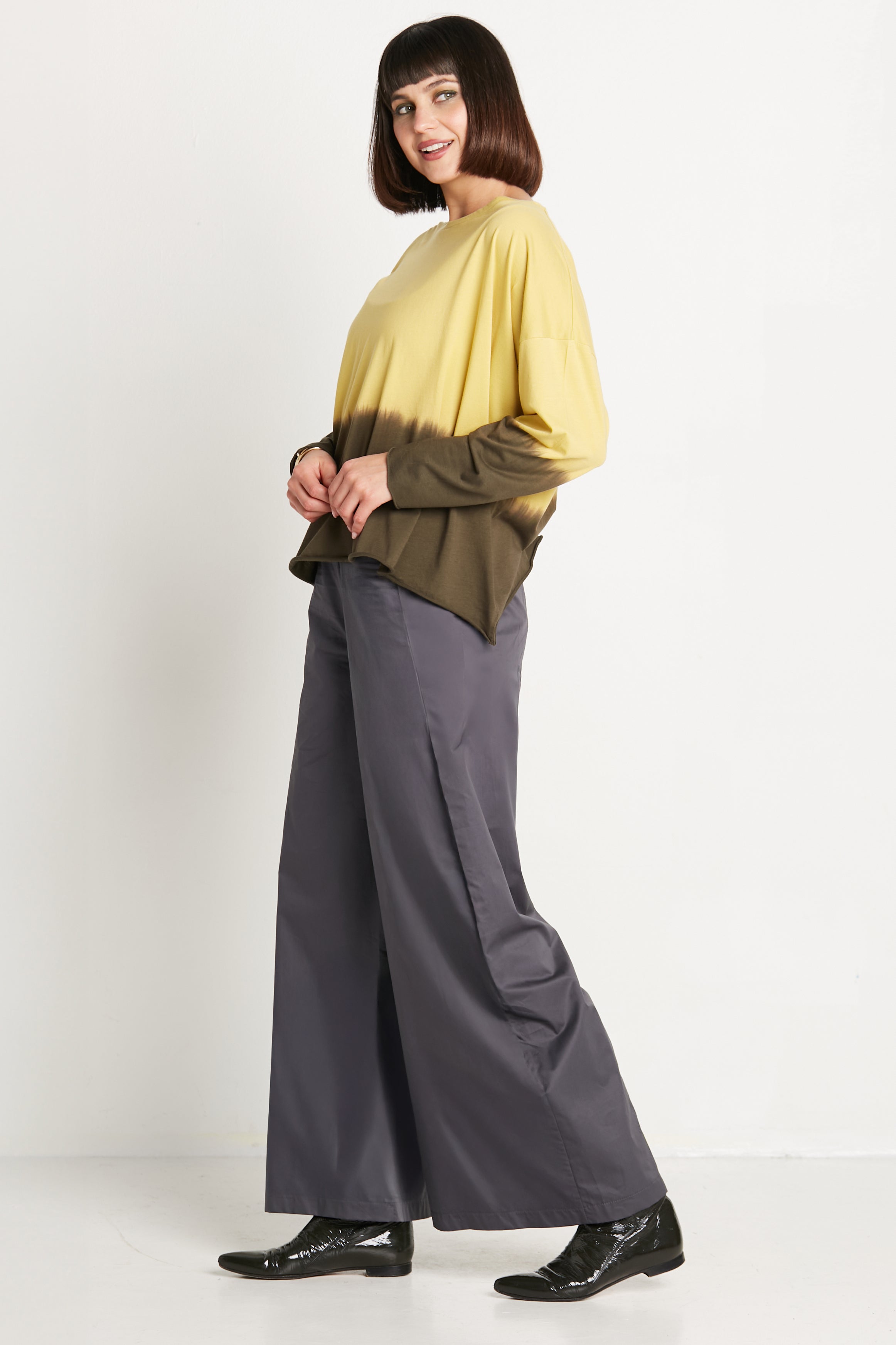 Pima Cotton Dip Dyed Luxury Boxy T