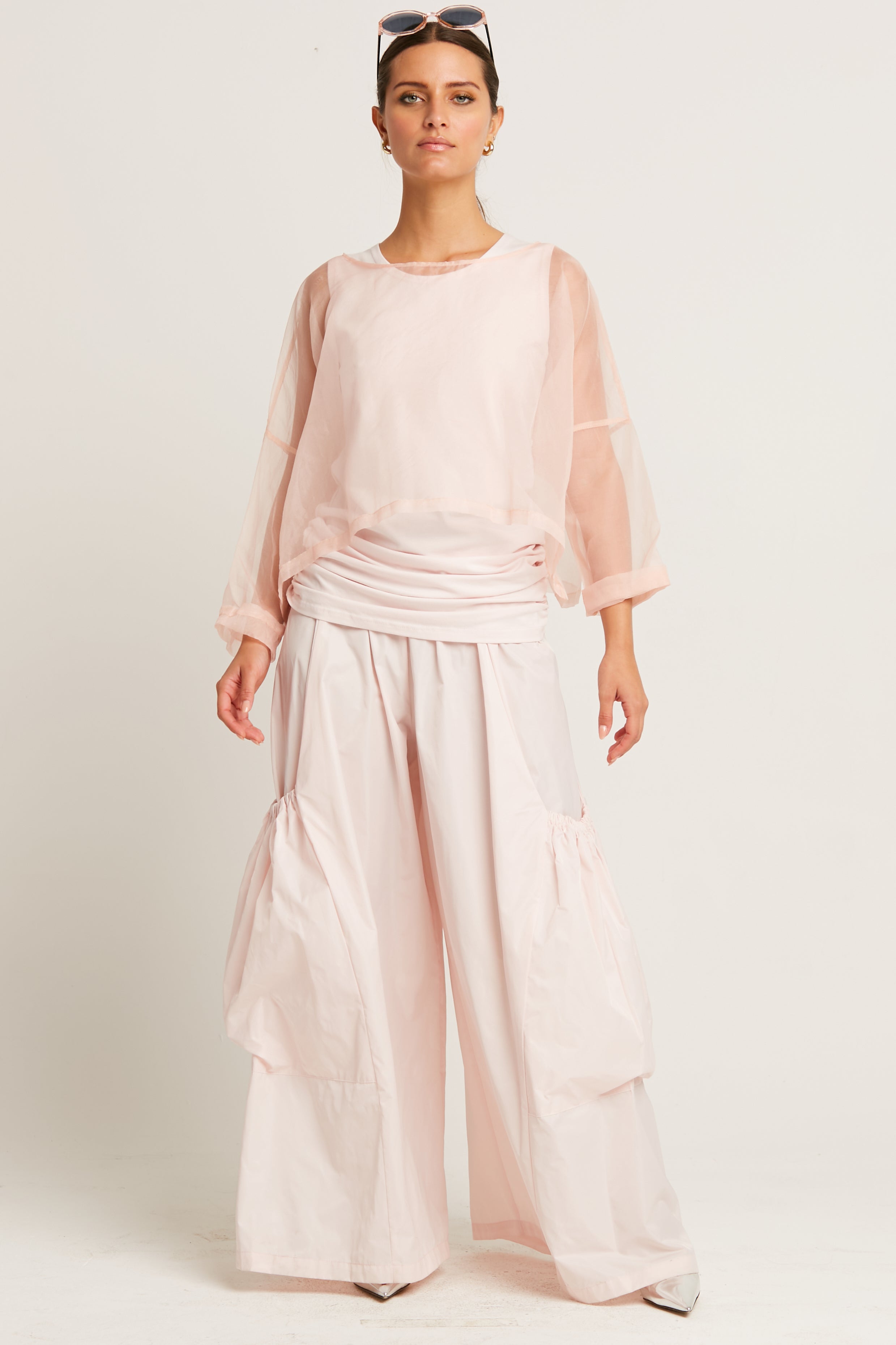 Nylon Big Pocket Pants