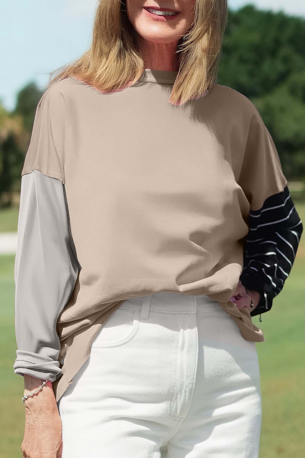 Pima Cotton Mixed Up Boxy T