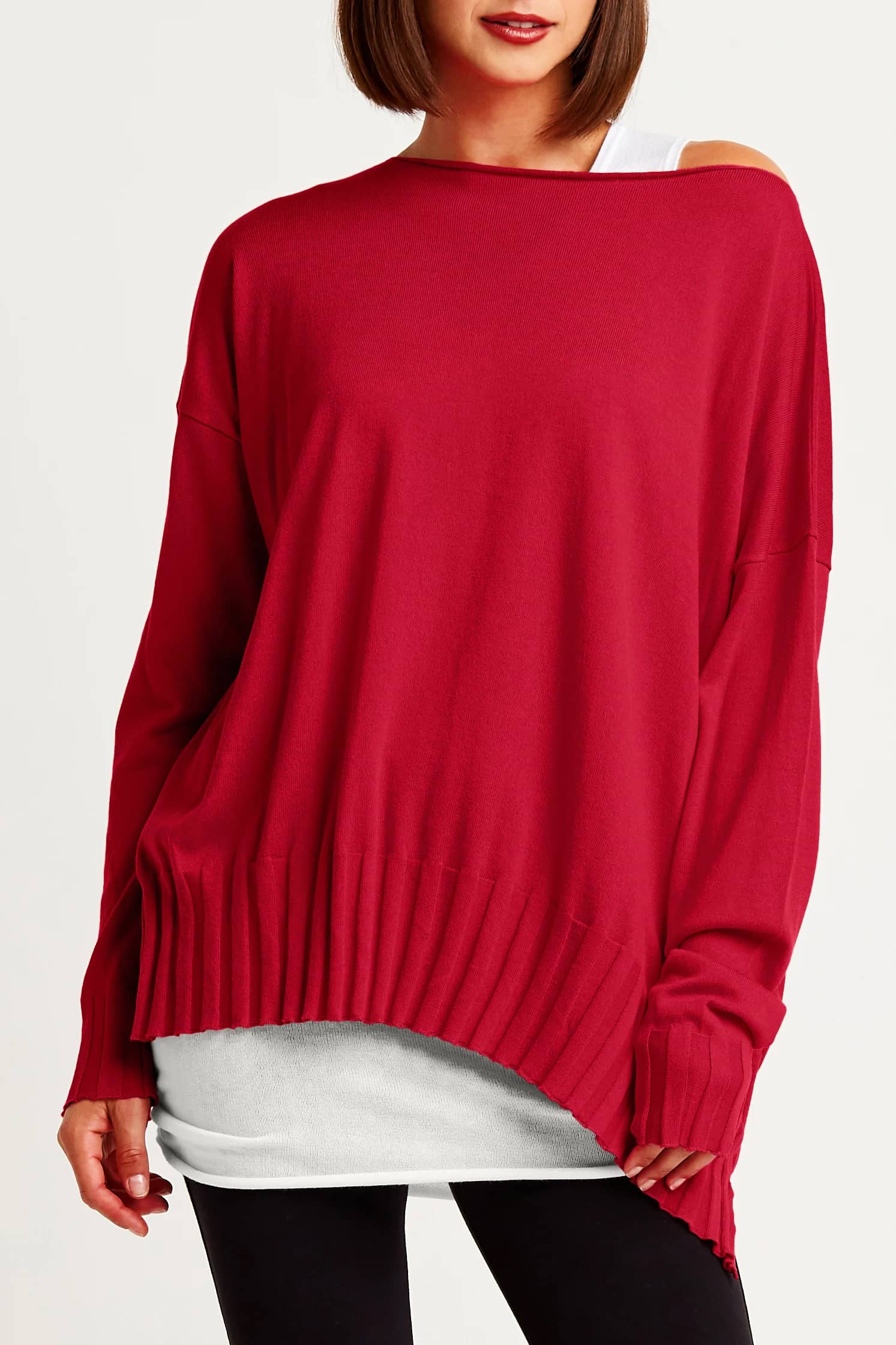 Pima Cotton Boatneck Rib