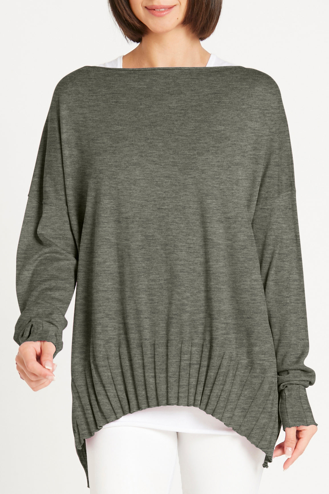 Pima Cotton Boatneck Rib