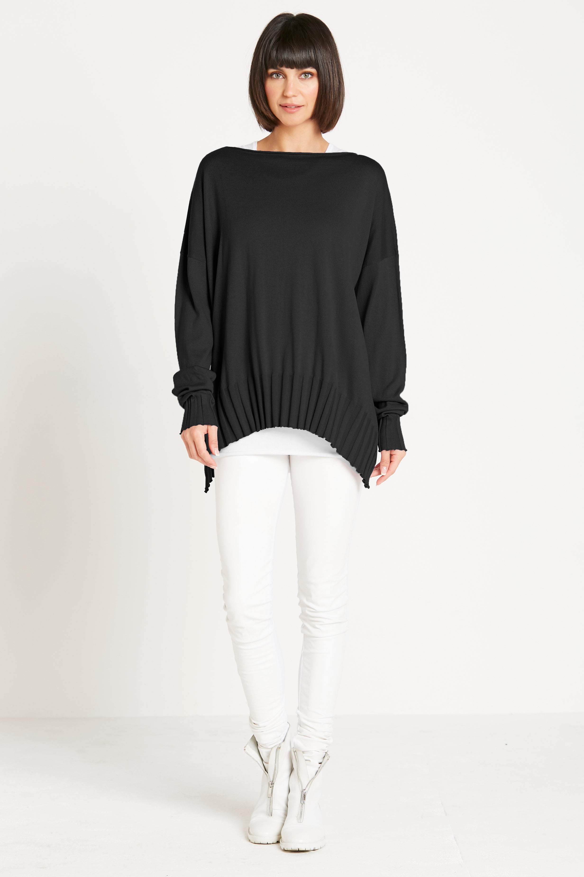 Pima Cotton Boatneck Rib