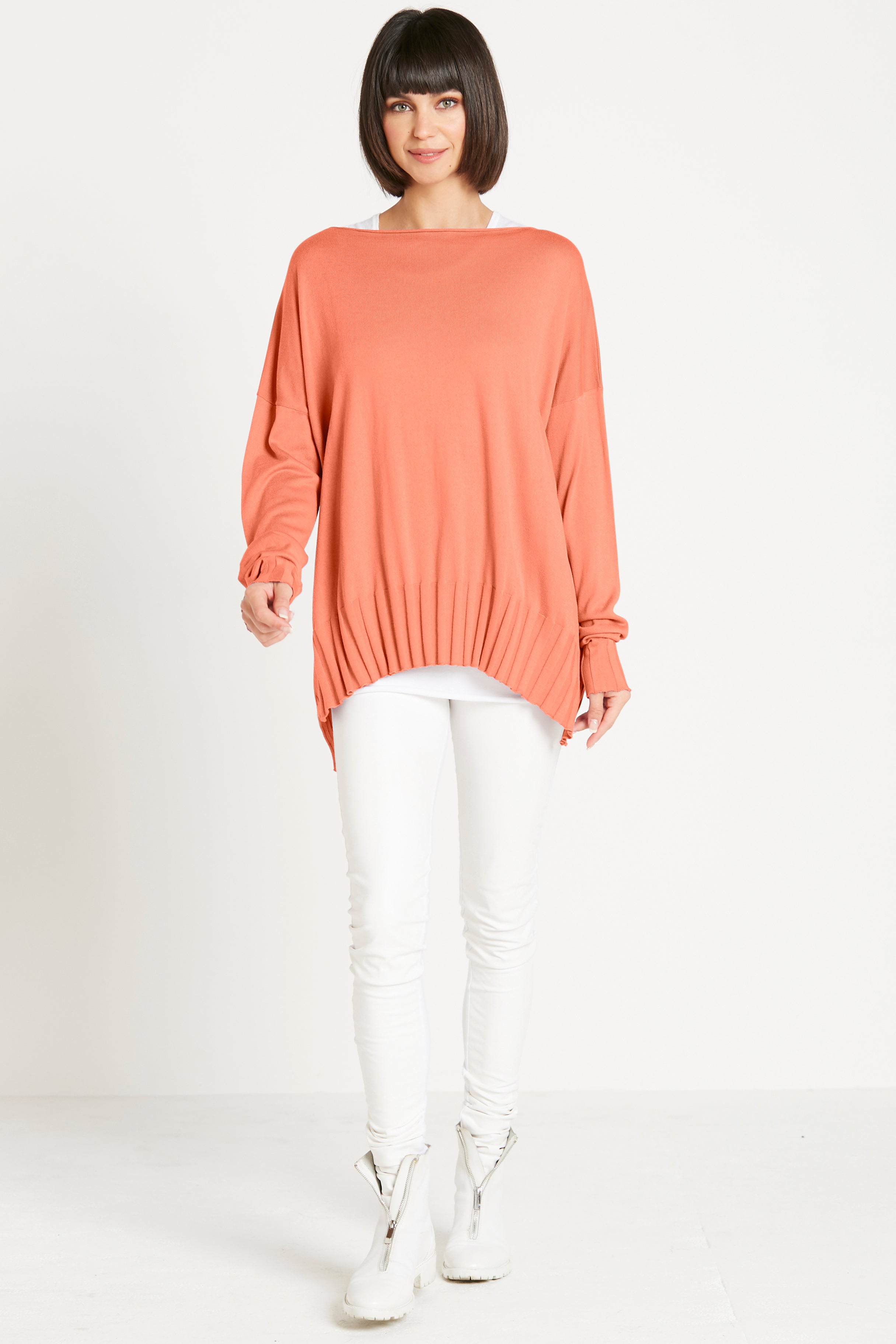 Pima Cotton Boatneck Rib
