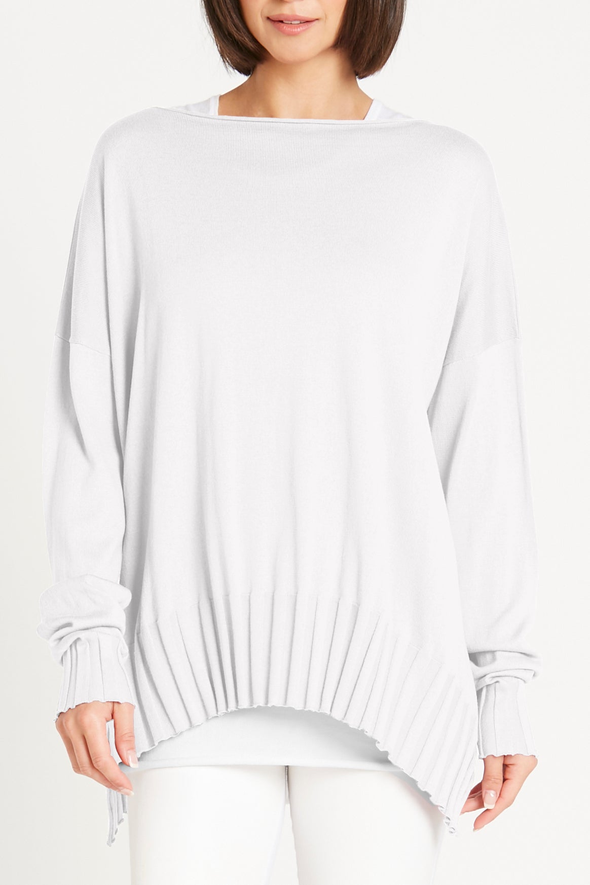 Pima Cotton Boatneck Rib