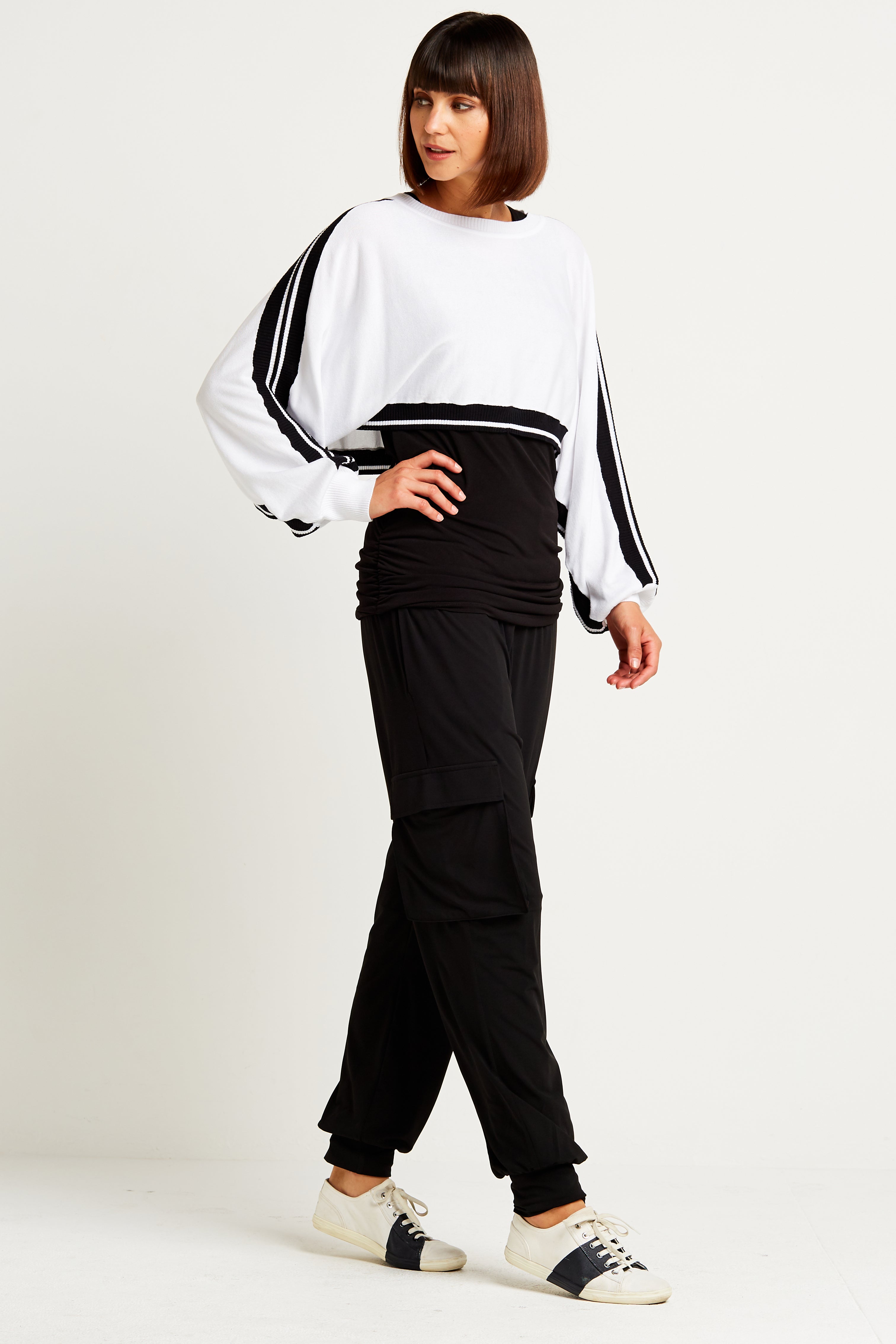 Matte Jersey Easy Cargo Pants